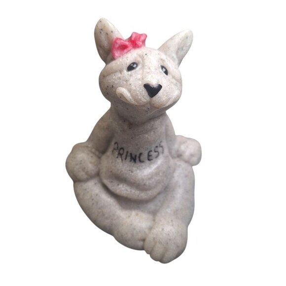 Quarry Critters Cat Cousin Cindy 2000 Figurine Resin Stone Vintage Princess - Picture 9 of 9